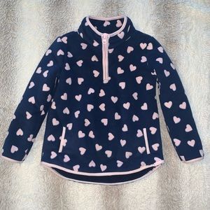 Toddler Girl Heart Print Jacket